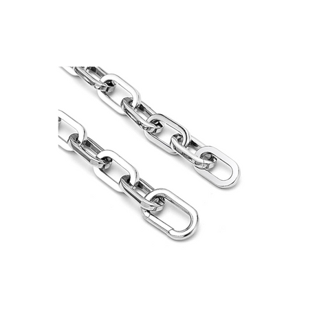C200W B.Tiff High Polish Paperclip Stainless Steel Chain Necklace