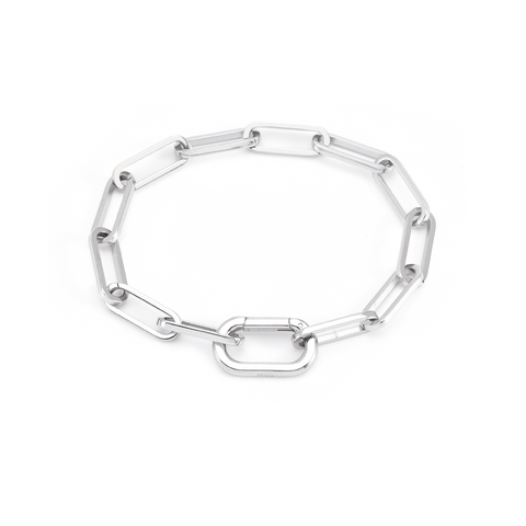 BG860W B.Tiff "Jemma" Link Stainless Steel Bracelet