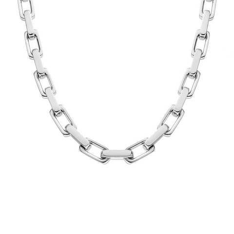 C010W B.Tiff High Polish Edge Paperclip Link Stainless Steel Necklace