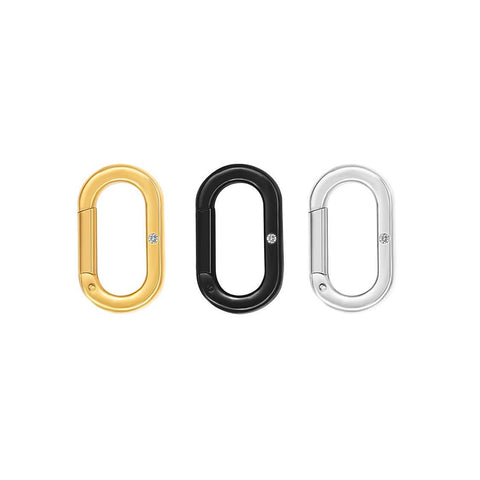 C201G B.Tiff High Polish Gold Paperclip Stainless Steel Extender