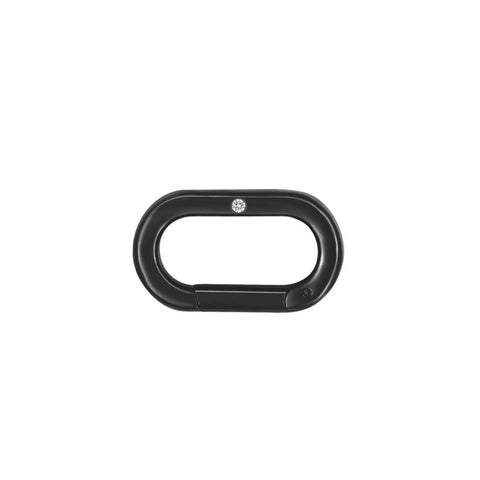 C201B B.Tiff High Polish Black Paperclip Stainless Steel Extender
