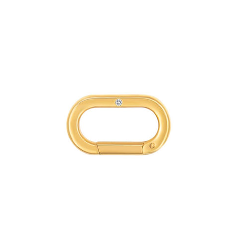 C201G B.Tiff High Polish Gold Paperclip Stainless Steel Extender