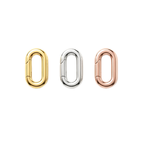 C202RG B.Tiff High Polish Rose Gold Paperclip Stainless Steel Extender
