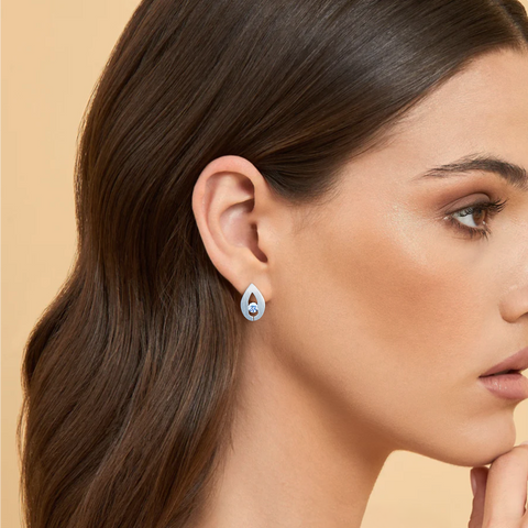 ER106W B.Tiff Drop Stainless Steel Earrings