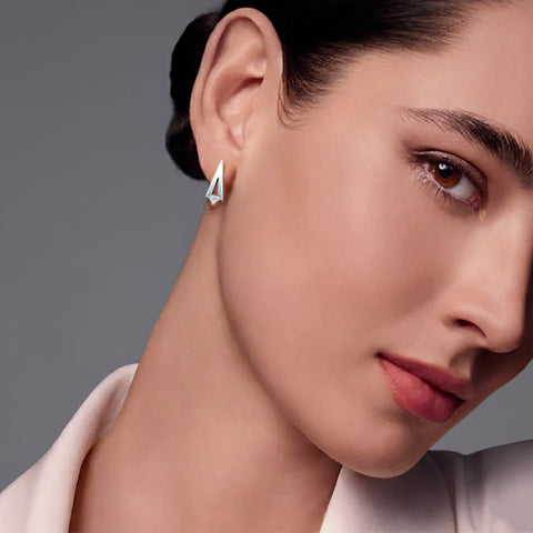 ER123W B.Tiff Sago Stainless Steel Earrings