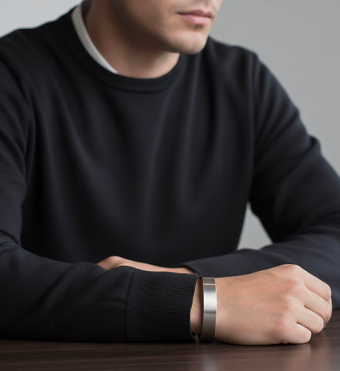 BG1200W B.Tiff Simplicity Stainless Steel Bangle Bracelet