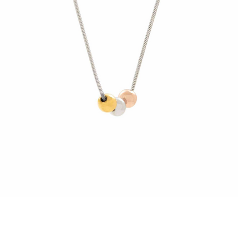 PT302W B.Tiff Triolette Pendant Necklace