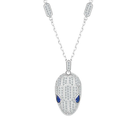 PT307W B.Tiff  Pavé Viper Pendant Necklace