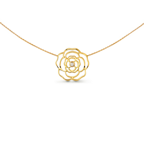 PT308G B.Tiff Rosé Gold Pendant Necklace