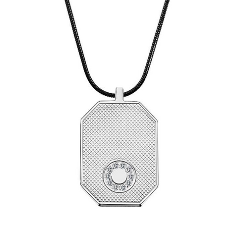 PT809W B.Tiff Meblo Stainless Steel Dog Tag Pendant