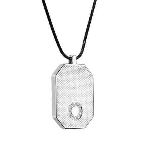 PT809W B.Tiff Meblo Stainless Steel Dog Tag Pendant
