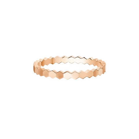 RG109RG B.Tiff Rose Gold Plated Mon Rêve Stainless Steel Ring