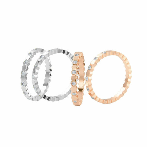 RG110W B.Tiff Pavé Mon Rêve Stainless Steel Ring