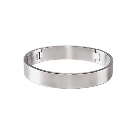 BG1200W B.Tiff Simplicity Stainless Steel Bangle Bracelet