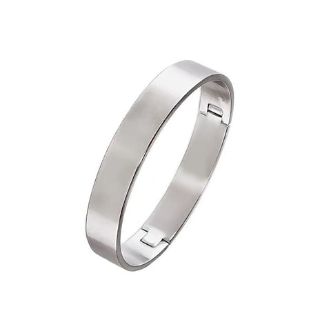 BG1200W B.Tiff Simplicity Stainless Steel Bangle Bracelet