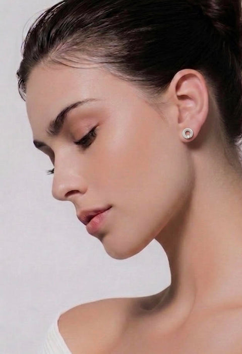ER100RG B.Tiff Malfinia Rose Gold Plated Stainless Steel Earrings