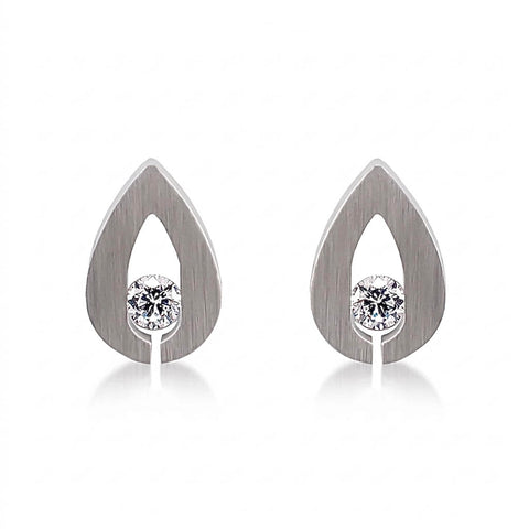 ER106W B.Tiff Drop Stainless Steel Earrings