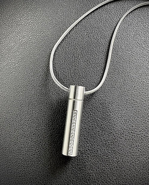 PT1004L B.Tiff Personalized Oil Diffuser Stainless Steel Pendant Necklace