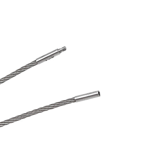 C015W B.Tiff Cable Wire Stainless Steel Chain Necklace