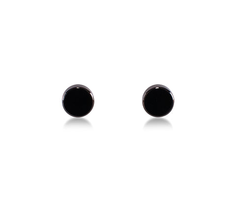 ER003WP B.Tiff High Polish Plain Round Stainless Steel Stud Earrings