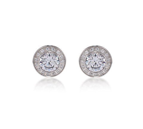 ER125W B.Tiff 1 ct Aŭreolo Stainless Steel Earrings
