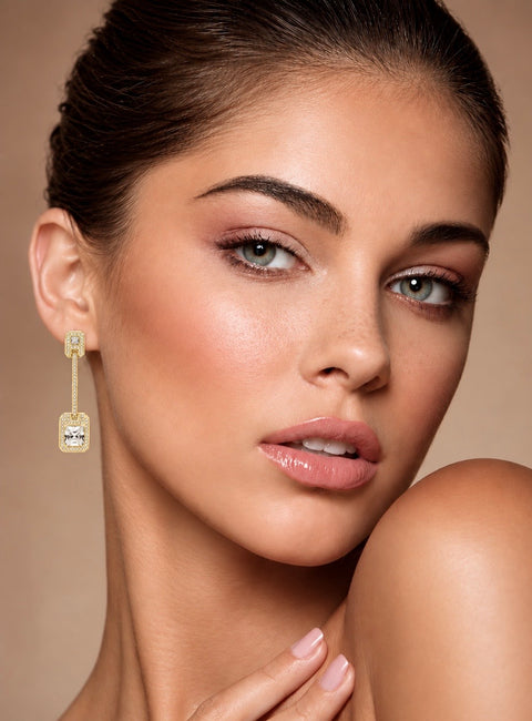 ER650G B.Tiff Soirée Gold Plated Stainless Steel Earrings