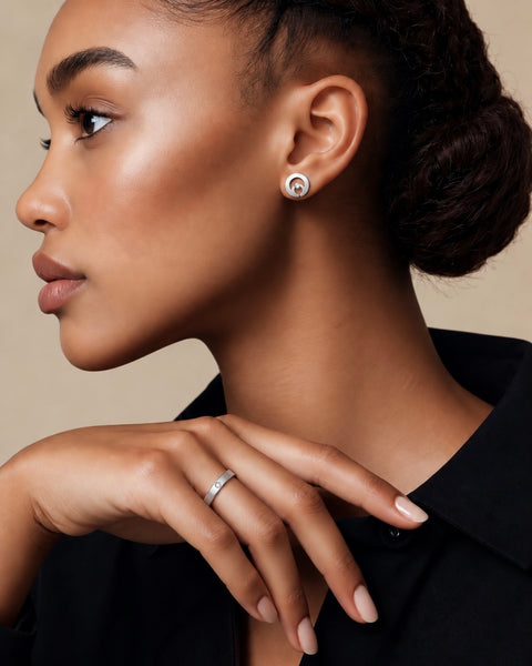 ER105W B.Tiff Komenco Stainless Steel Earrings