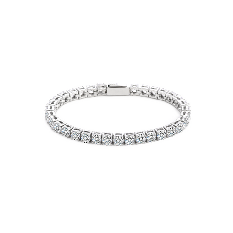 BG500W B.Tiff Tennis Stainless Steel Bracelet B.Tiff New York