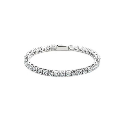 BG500W B.Tiff 5mm Tennis Stainless Steel Bracelet