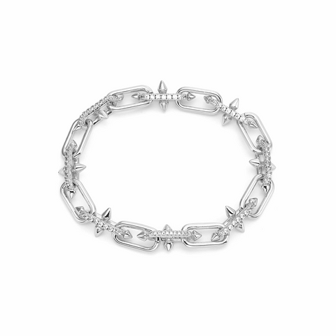 BG515W B.Tiff Talon Stainless Steel Chain Bracelet