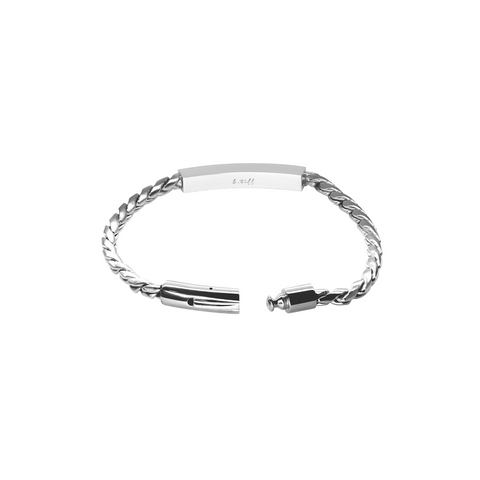 BG536W B.Tiff Pavé Luxe Stainless Steel Bracelet