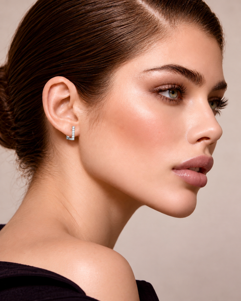 ER246W B.Tiff L-Bar Stainless Steel Earring