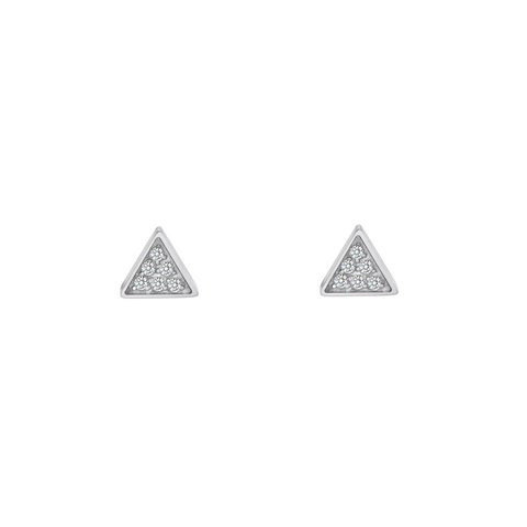 ER113W B.Tiff Pavé Supera Stainless Steel Earrings