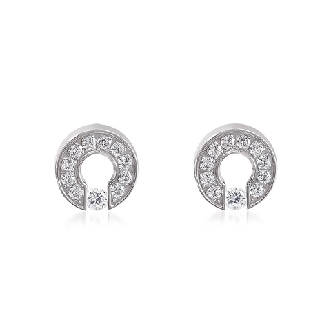 ER118W B.Tiff Barrel Stainless Steel Earrings