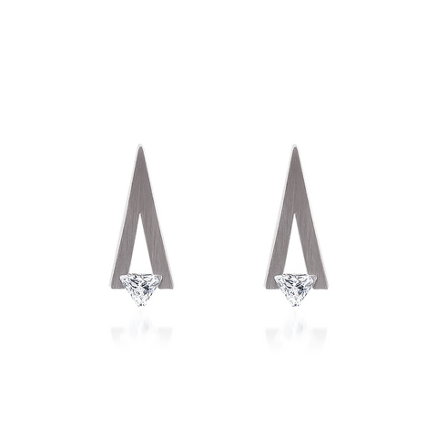 ER123W B.Tiff Sago Stainless Steel Earrings