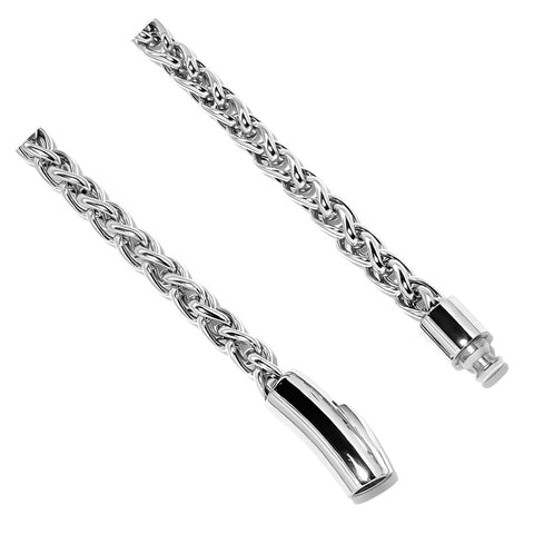 BG550W B.Tiff Prince of Wales Stainless Steel Chain Bracelet