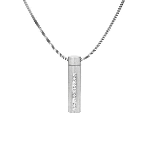 PT1004S Mini B.Tiff Personalized Oil Diffuser Stainless Steel Pendant Necklace