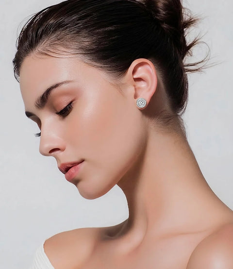 ER125W B.Tiff 1 ct Aŭreolo Stainless Steel Earrings