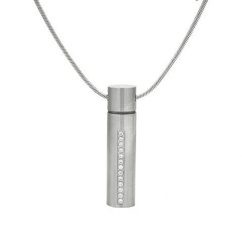 PT1004L B.Tiff Personalized Oil Diffuser Stainless Steel Pendant Necklace