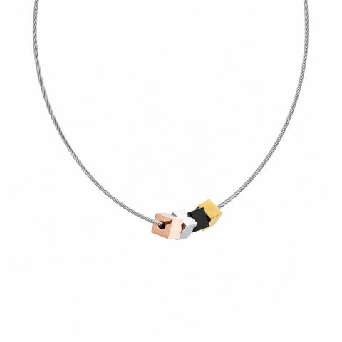 PT304W B.Tiff Quartet Pendant Necklace