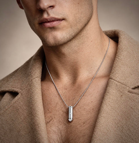 PT120W B.Tiff Kuglo Stainless Steel Pendant Necklace