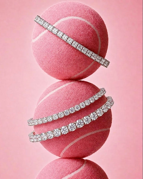 BG400W B.Tiff 4mm Tennis Bracelet