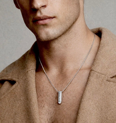 PT120W B.Tiff Kuglo Stainless Steel Pendant Necklace