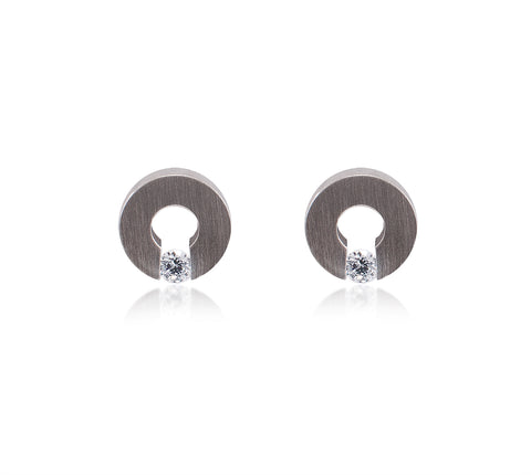 ER100W B.Tiff Malfinia Stainless Steel Earrings