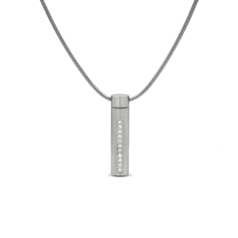PT1004WL B.Tiff Personalized Oil Diffuser Stainless Steel Pendant Necklace