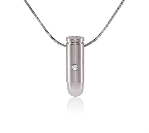 PT120W B.Tiff Kuglo Stainless Steel Pendant Necklace
